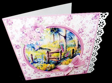 Foxgloves in the Woods, Decoupage by Diane  Hitchcox