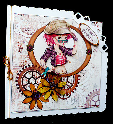 7x7 Steampunk Meets 1999 Rebel by Diane  Hitchcox