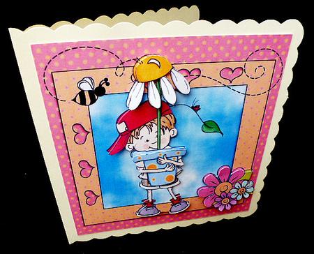 Daisy in a Pot (boy) by Diane  Hitchcox