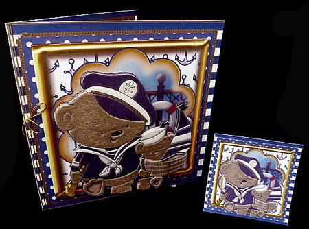 Let's Go Sailing Card Front Kit by Diane  Hitchcox