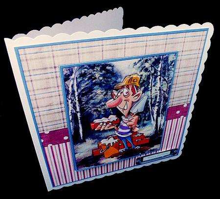 Jim the Builder Mini Kit Card by Diane  Hitchcox