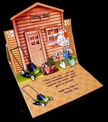 Gardening George by Diane  Hitchcox