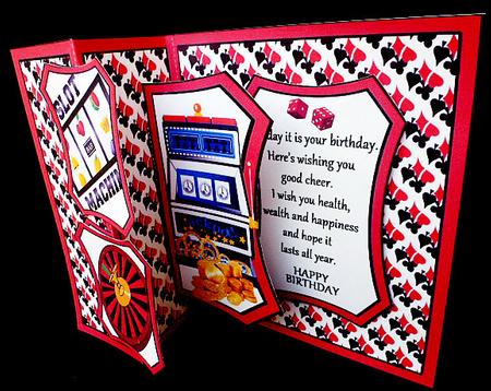 Fold Back Pop-up Casino by Diane  Hitchcox