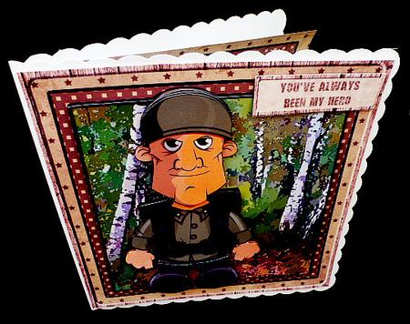 Brave Soldier Card Mini Kit by Diane  Hitchcox