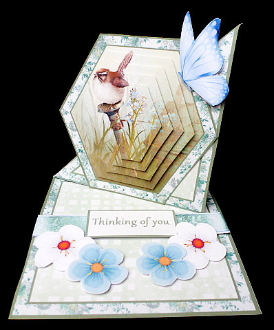 Twisted Easel Kit - Little Wren by Diane  Hitchcox