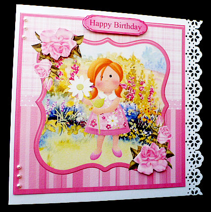 Sweet Chloe Topper & Decoupage by Diane  Hitchcox