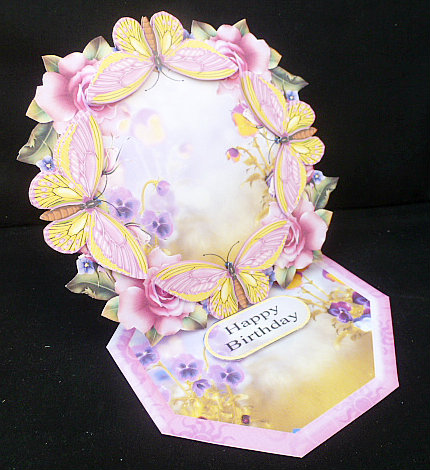 Spring Rose and Butterfly Easel Mini Kit by Diane  Hitchcox