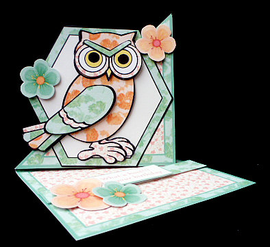 Twisted Easel Kit - Owl Peach & Mint by Diane  Hitchcox