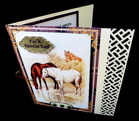 Dad Topper , with Incert and Verse by Diane  Hitchcox