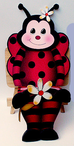 3D on the Shelf Card Kit - Bugs Ladybird by Diane  Hitchcox
