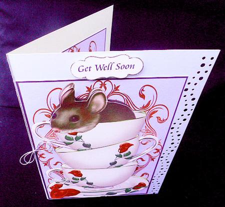 Mouse in Teacups Mini Kit by Diane  Hitchcox