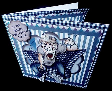 Remote Control Take Over Card Front Kit by Diane  Hitchcox