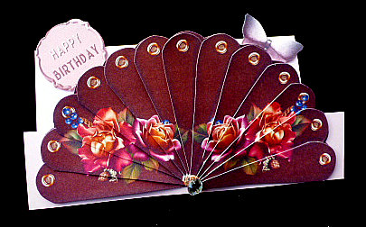 Autumn Roses - Thinking of You - with Love - Fan Sheet by Diane  Hitchcox