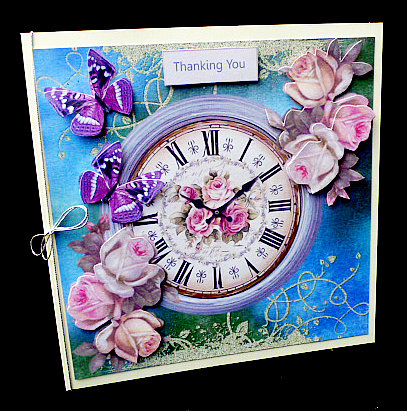 Vintage Time Square Card Mini Kit by Diane  Hitchcox