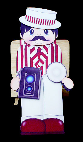 3D on the Shelf Card Kit - Seaside Photographer Roger by Diane  Hitchcox