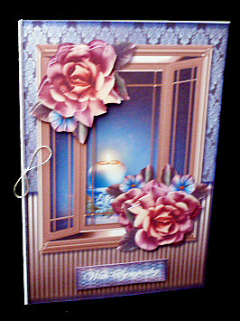 Sympathy Window Roses by Diane  Hitchcox