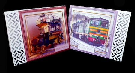 Vintage Transport Toppers with Sentiment Tags by Diane  Hitchcox
