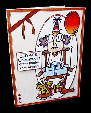 Gus About Old Age Quick Card by Diane  Hitchcox