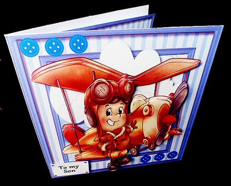 8x8 Mini Kit . the Flyer in the Skies  by Diane  Hitchcox