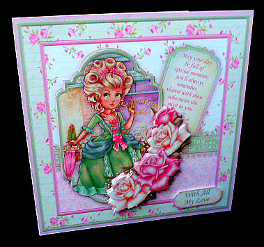 Trip to the Florists 8x8 Mini Kit & Decoupage by Diane  Hitchcox
