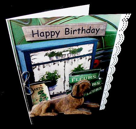 Best Friend Birthday Card Front by Diane  Hitchcox