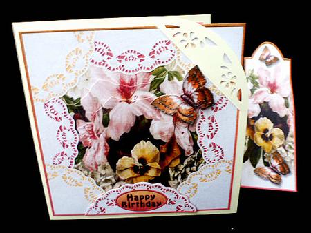 Cardtopper Flowers for the Heart 278 by Diane  Hitchcox