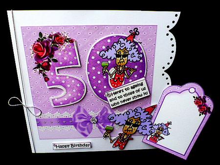 Stella Turning 50 Quick Card by Diane  Hitchcox