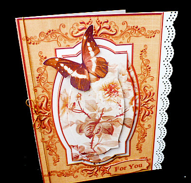 Cardtopper Yellow Roses 291 by Diane  Hitchcox