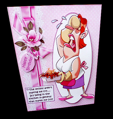 Joan Hates Being in the Kitchen Quick Card by Diane  Hitchcox