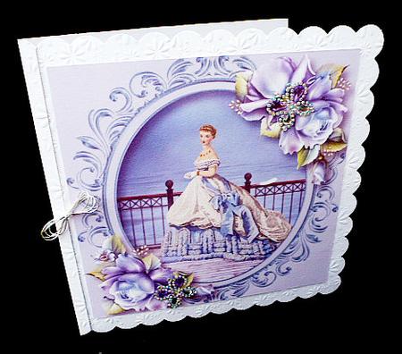 Victorian Promenade 8x8 Quick Topper by Diane  Hitchcox