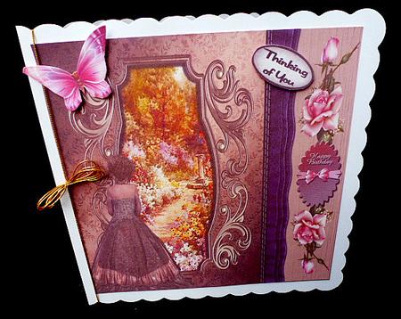 Somewhere in Time 2 Quick Card Topper by Diane  Hitchcox