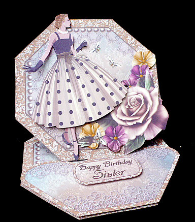 Glorious 50's Mini Easel Kit by Diane  Hitchcox