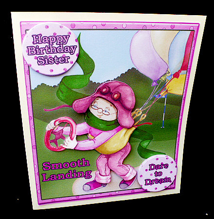 Smooth Landing - Little Girl #4 by Diane  Hitchcox