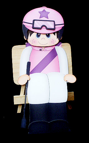 3D on the Shelf Card Kit - Little Jockey Tony by Diane  Hitchcox