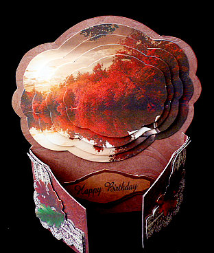 Autumn Swan Gatefold Pyramage Mini Kit by Diane  Hitchcox