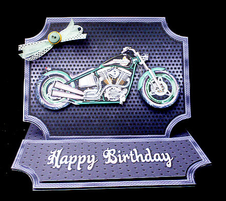 Motorbike Easel Kit by Diane  Hitchcox