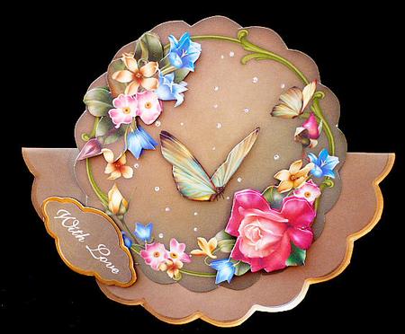 Roseyposey Wobble Card Mini-kit by Diane  Hitchcox
