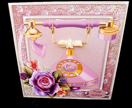 Phone Me (3) Card Front by Diane  Hitchcox