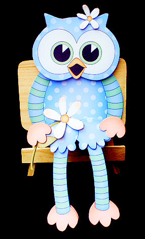 3D on the Shelf Card Kit - Little Hoot Owl by Diane  Hitchcox