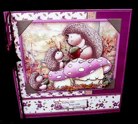 Henry's Mushroom Tea Birthday Get Well Decoupage Mini Kit by Diane  Hitchcox