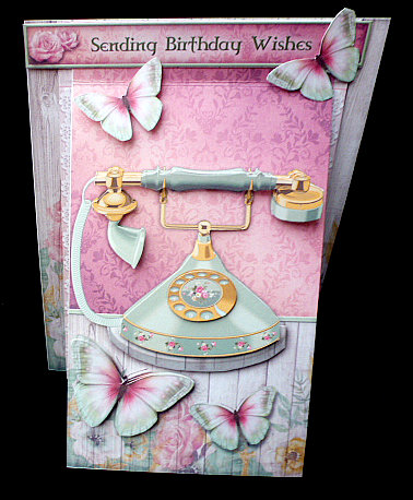 3 in 1 Rose Phone by Diane  Hitchcox