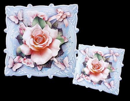 Gentle Vintage Roses by Diane  Hitchcox