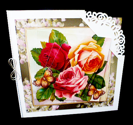 Vintage Roses Twisted Pyramid Kit by Diane  Hitchcox