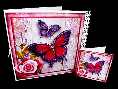 Cardtopper Butterfly 354 by Diane  Hitchcox