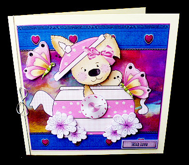 Teapot Time Topper with Decoupage by Diane  Hitchcox
