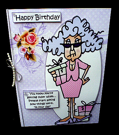 Stella Knows She's Getting Older Quick Card by Diane  Hitchcox