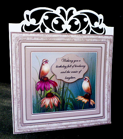Birthday Birdsong Card Front & Insert by Diane  Hitchcox