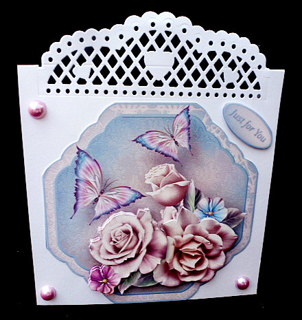 Roses and Butterflies - Little Pretties Card Mini Kit by Diane  Hitchcox