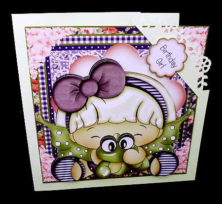 Cute Little Cuddles Card Front Kit by Diane  Hitchcox