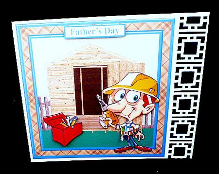 Shed Dude - Father's Day / Male Birthday Topper & Decoupage by Diane  Hitchcox